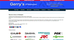 Desktop Screenshot of gerrysofnottingham.co.uk