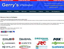 Tablet Screenshot of gerrysofnottingham.co.uk